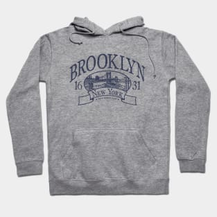 Brooklyn NY Vintage Distressed Retro Print Hoodie